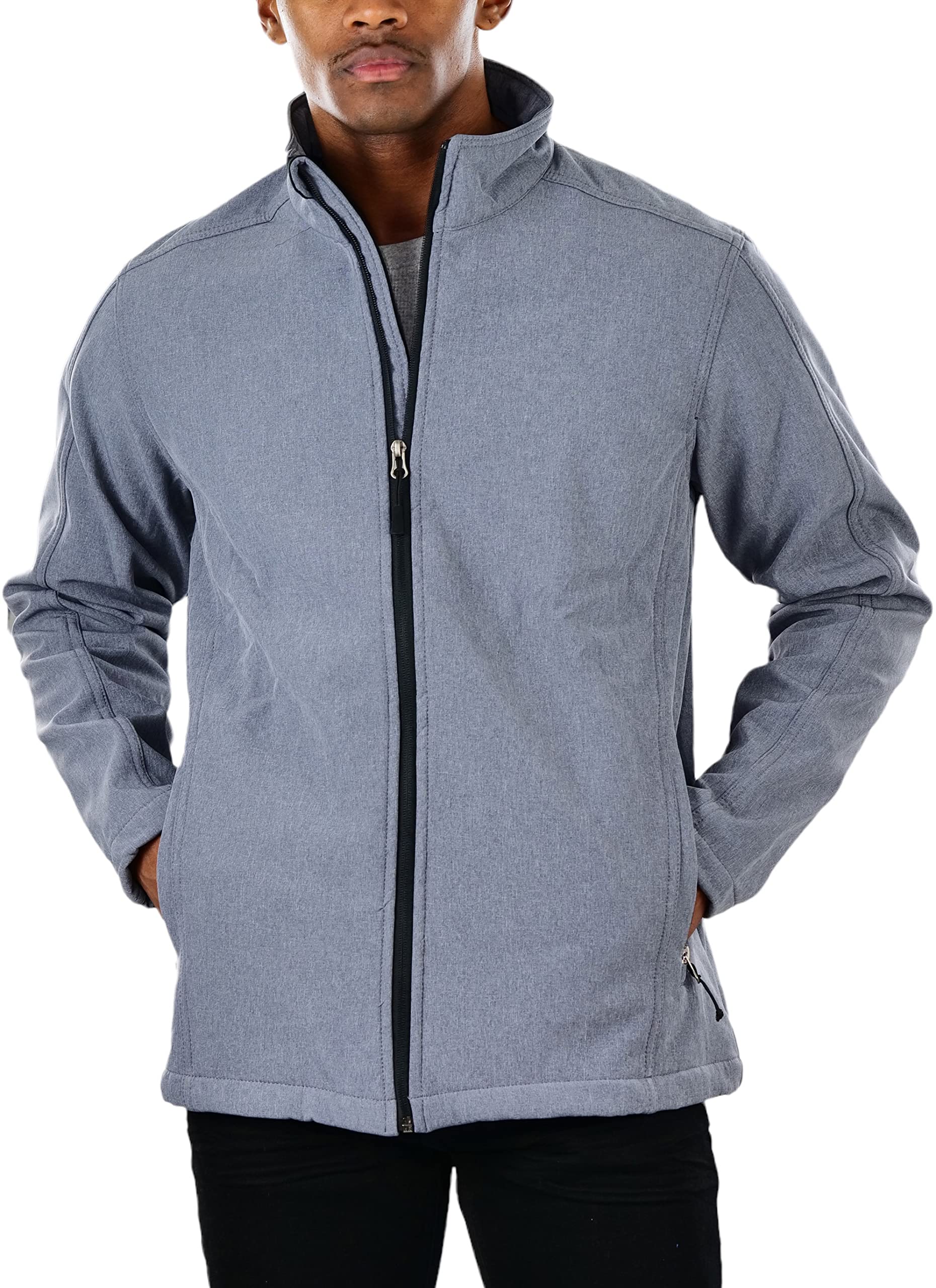 ToBeInStyle Men’s Warm and Comfortable Active Zip Up Jackets