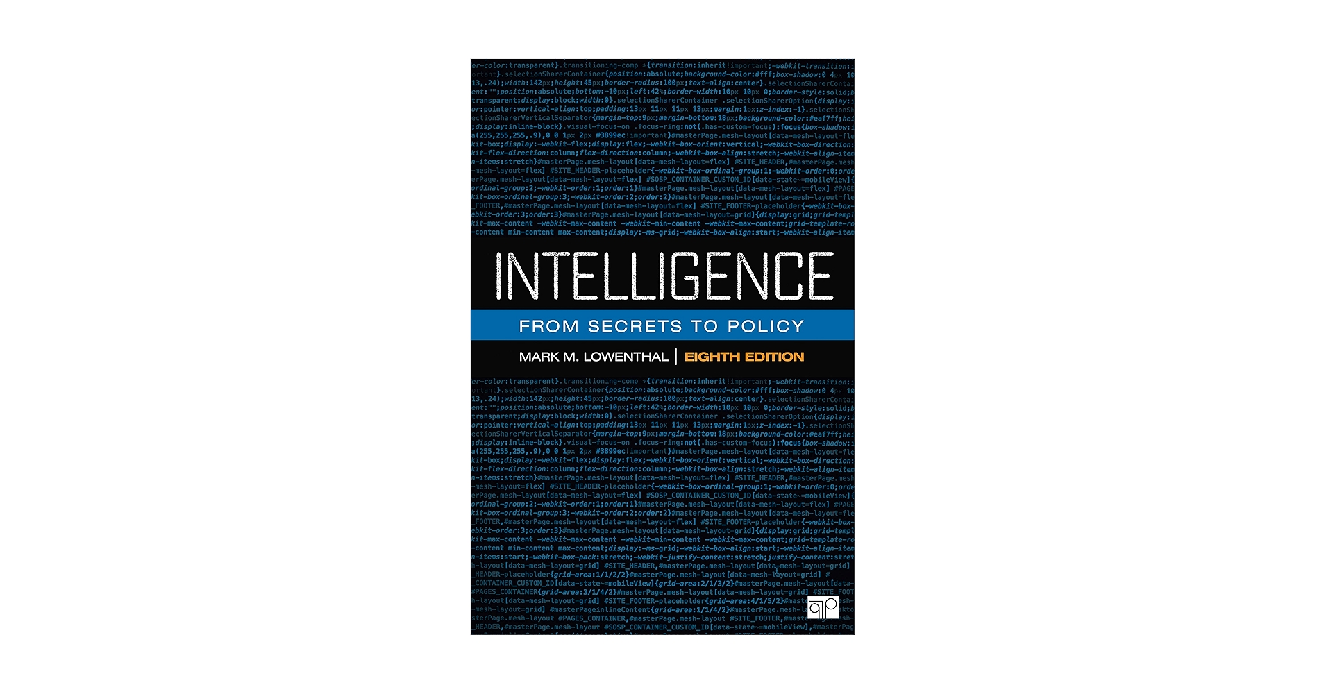 Intelligence: From Secrets to Policy 第四版 9781506342566.png?v=1690485648