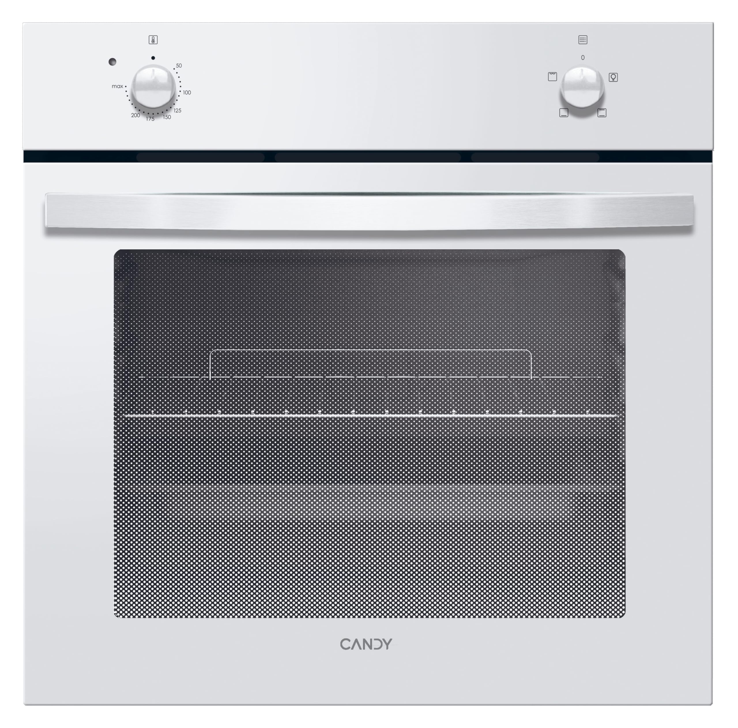Candy Idea Forno Elettrico da Incasso Ventilato, 70 Litri, Classe A, 4 Modalità di Cottura, Facile da Pulire, Controllo tramite App hOn, 59,5 x 59,5 x 56,8 cm, Bianco - FIDC B100