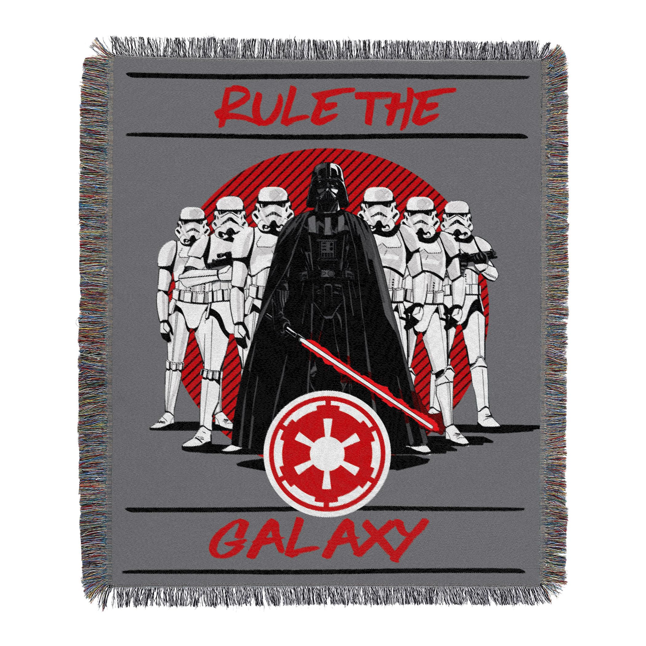 Northwest Star Wars Woven Tapestry Throw Blanket, 48" x 60", Rule The Galaxy