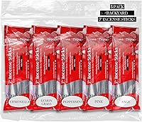 Vista 18 de Aroma Depot 5 varillas de incienso más populares de 7 pulgadas, juego variado de 500 unidades, 7 pulgadas de largo, 5 paquetes de 85 a 100 varillas