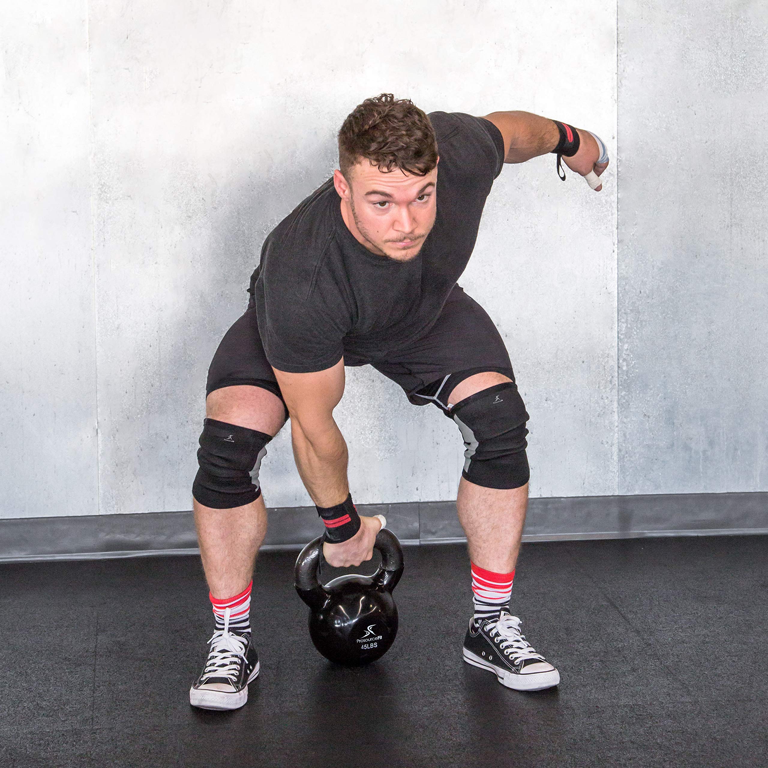 Kettlebells En Néoprène ProsourceFit - Lot De 2 - 3lbs - Idéal Débutants - Forme Hexagonale Anti-Roulis