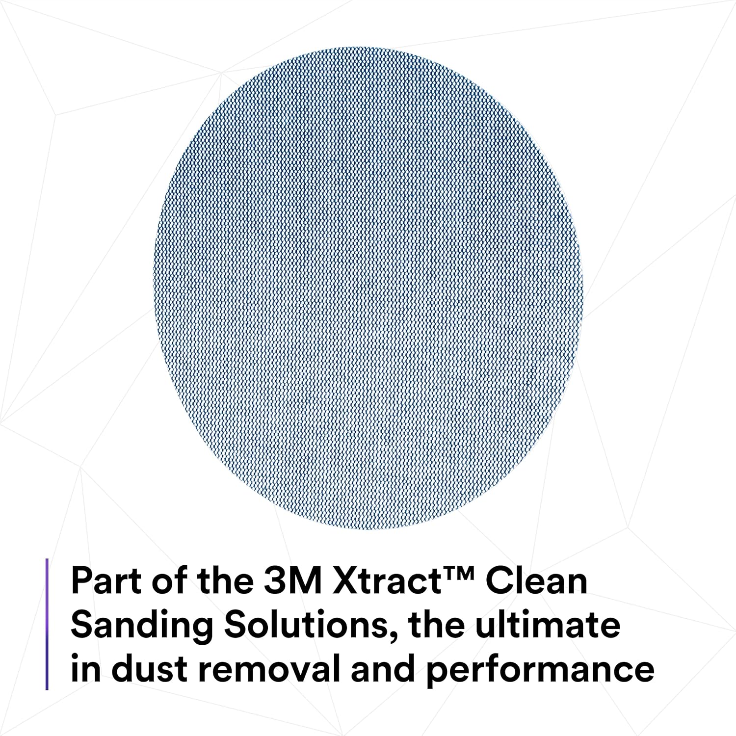 3M Xtract Net Disc 310W, 320+, 6 in, Die 600Z, Pack of 50 Hook and Loop Sanding Discs, Virtually Dust-Free, Value Option for Metal, Wood, Composites, Stock Removal, and Fine Finishing