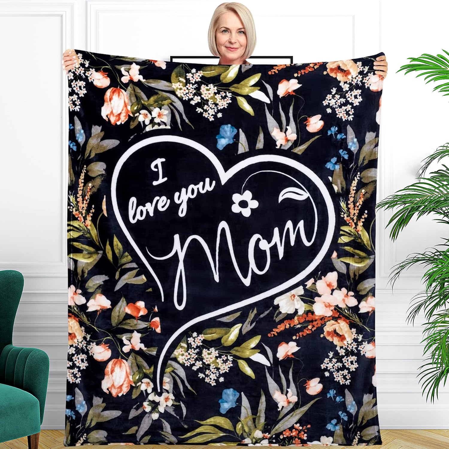 Mothers Day Gifts from Daughter, Gifts for Mom, Mom Gifts, Mom Blanket