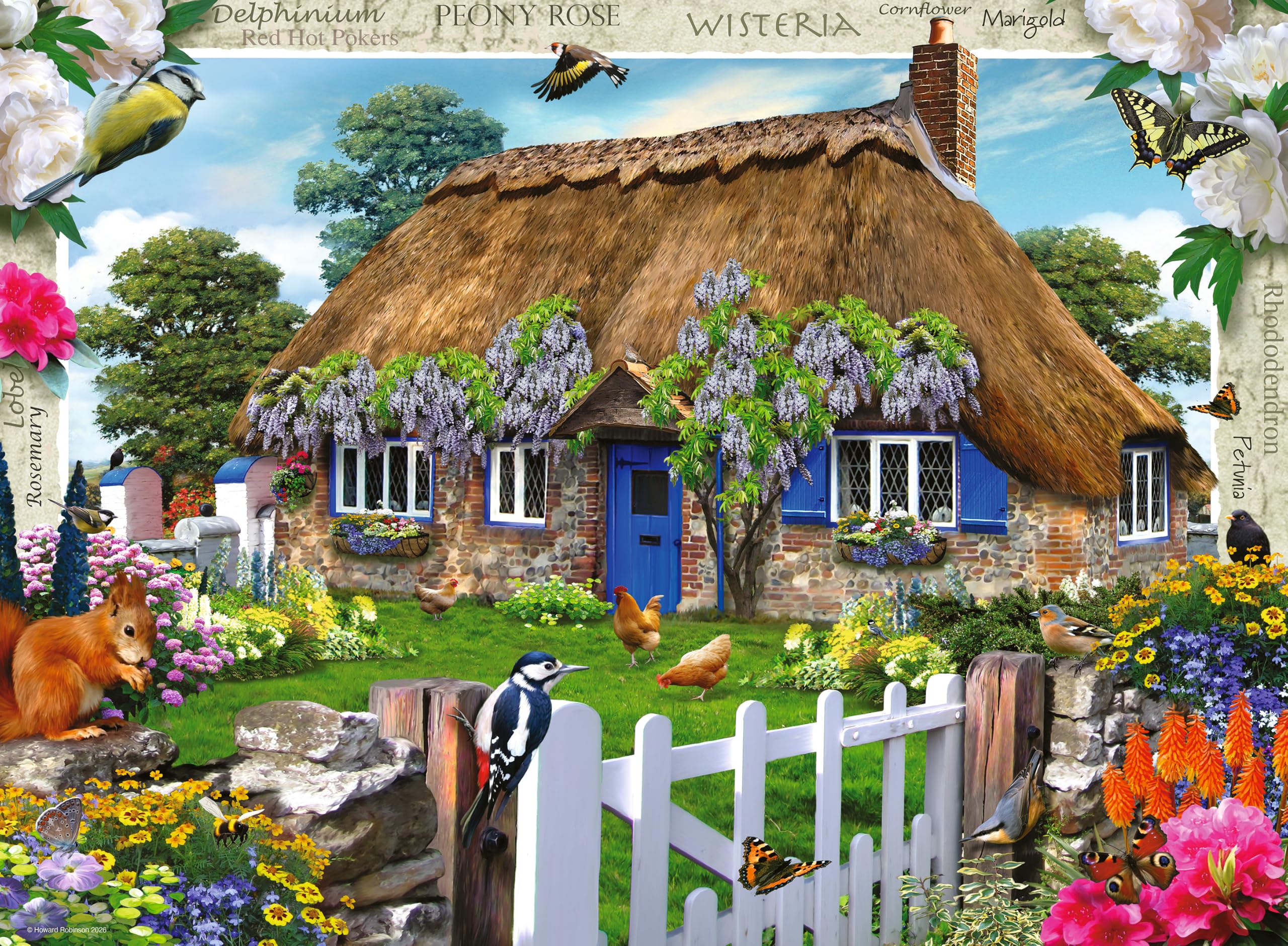 Happy Days No.10 Country Gardens 4x500pc