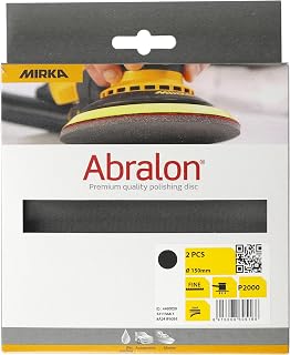 Mirka Schleifscheibe Abralon 150mm Klett 2000 Körnung 2er Pack