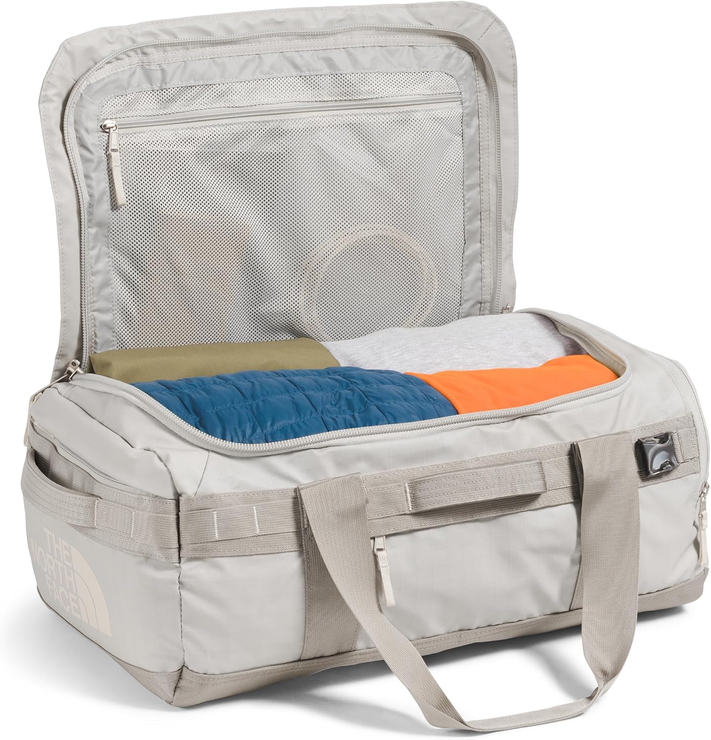 THE NORTH FACE Base Camp Voyager Duffel—42L - PFAS Free, Soapstone/Stone Slab, One Size