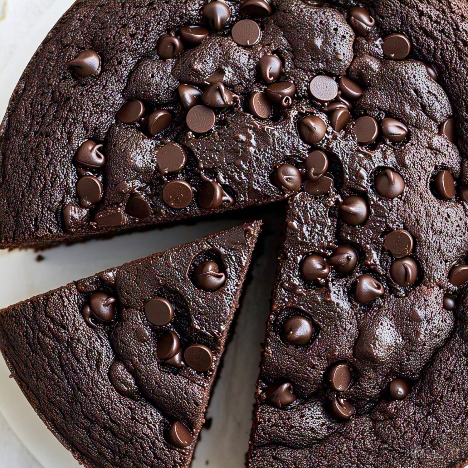 ANDY ANAND CHOCOLATIER Sugar Free Dark Chocolate Chip Cake, 2.8 lbs - Gourmet, Freshly Made, No Preservatives, Diabetic-Friendly Dessert, Perfectly Boxed for Gift