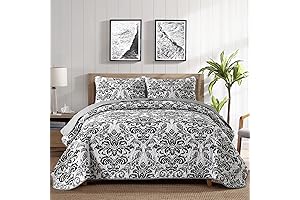 Black And White King Quilt: King Size Checkered Quilt King 104" x...