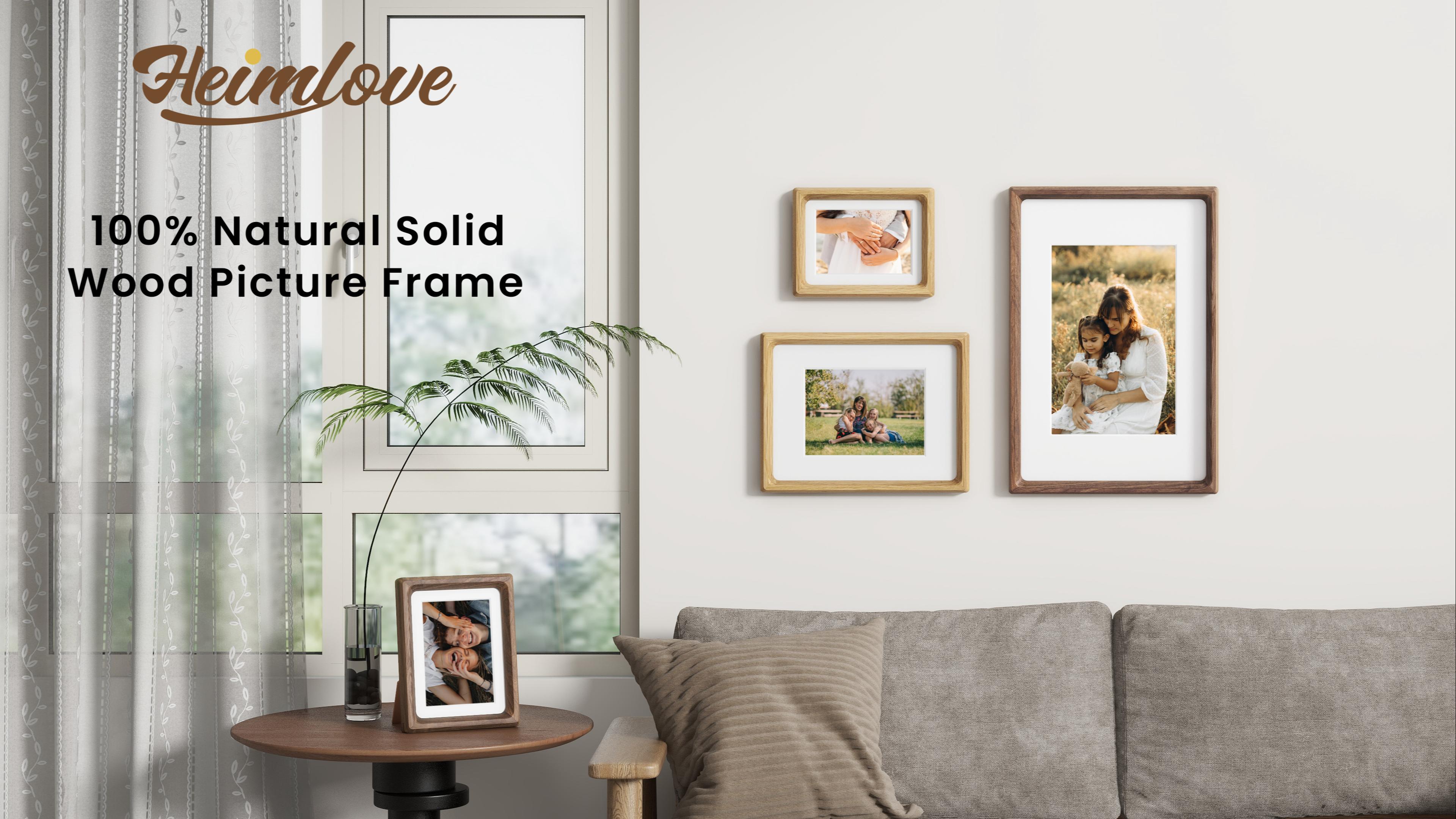 Amazon.com - Heimlove 5x7 Picture Frames Natural Cherry,Original