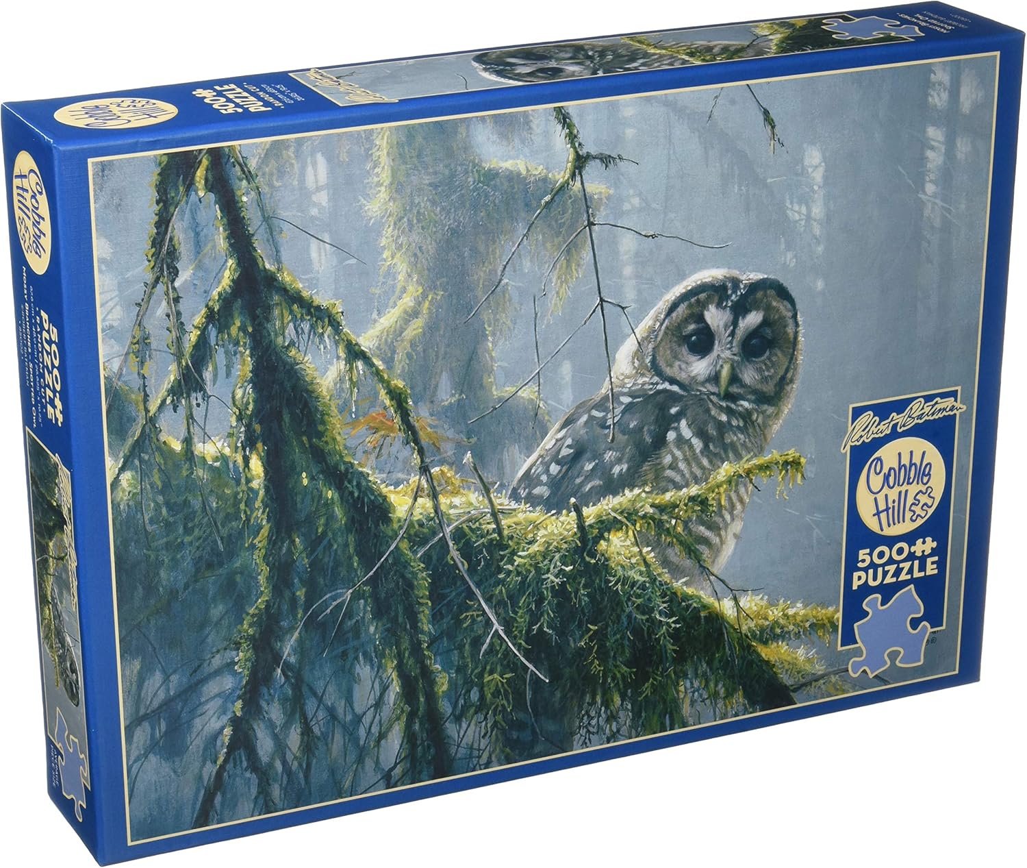 Cobblehill 85002 500 pc Mossy Branches - Spotted Owl Puzzle, Various