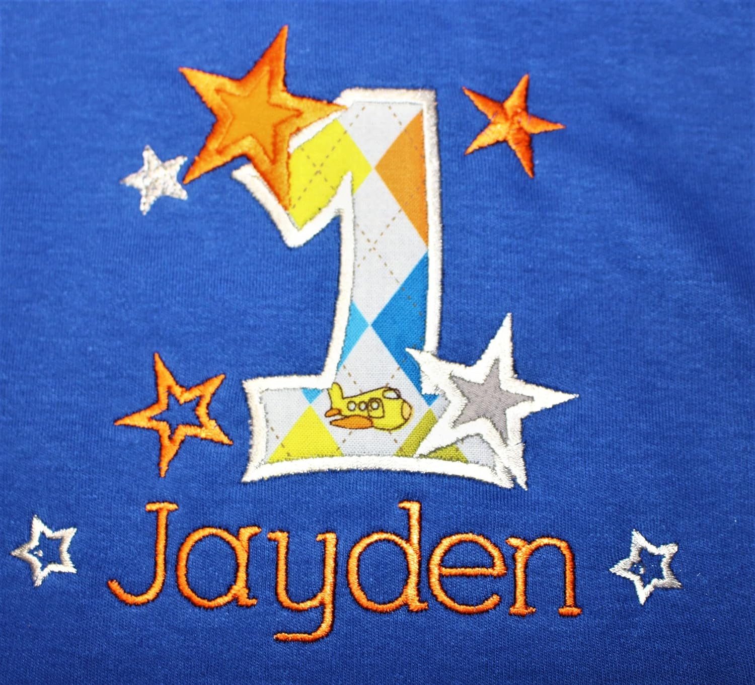 First Birthday Bib for Baby Boy Turning 1 Bib Personalized with Baby Name