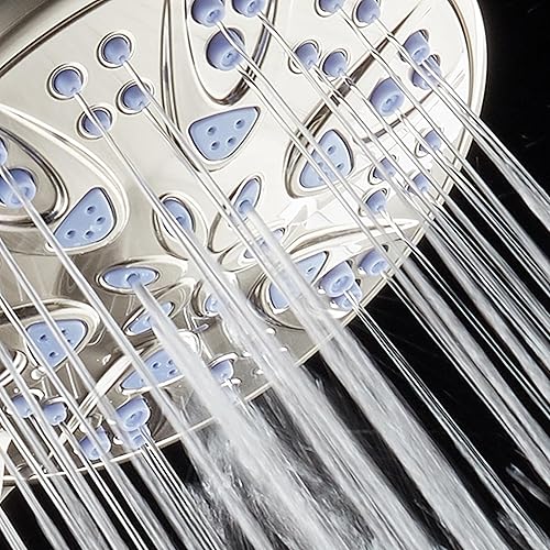 Miniatura 8 de AquaDance Ducha de mano antimicrobianaantiobstrucción de alta presión de 6 ajustes con protección de boquilla contra el crecimiento de moho, moho y