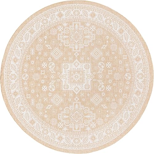 Miniatura 203 de Rugs.com Outdoor Aztec Collection Alfombra – 4 x 6 pies alfombra de tejido plano gris carbón perfecta para salas de estar, grandes comedores, planos