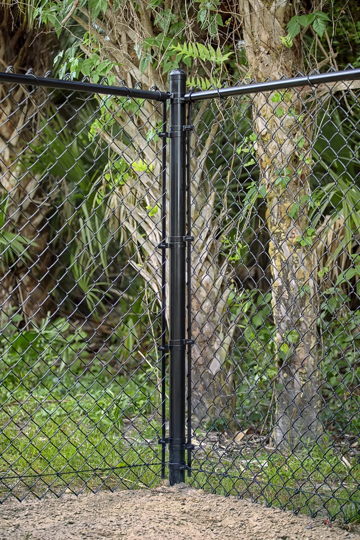 HaGa® Strebenschelle rund Ø 3,8cm - 50 Stück Befestigungsschellen für Zaunbau in grün