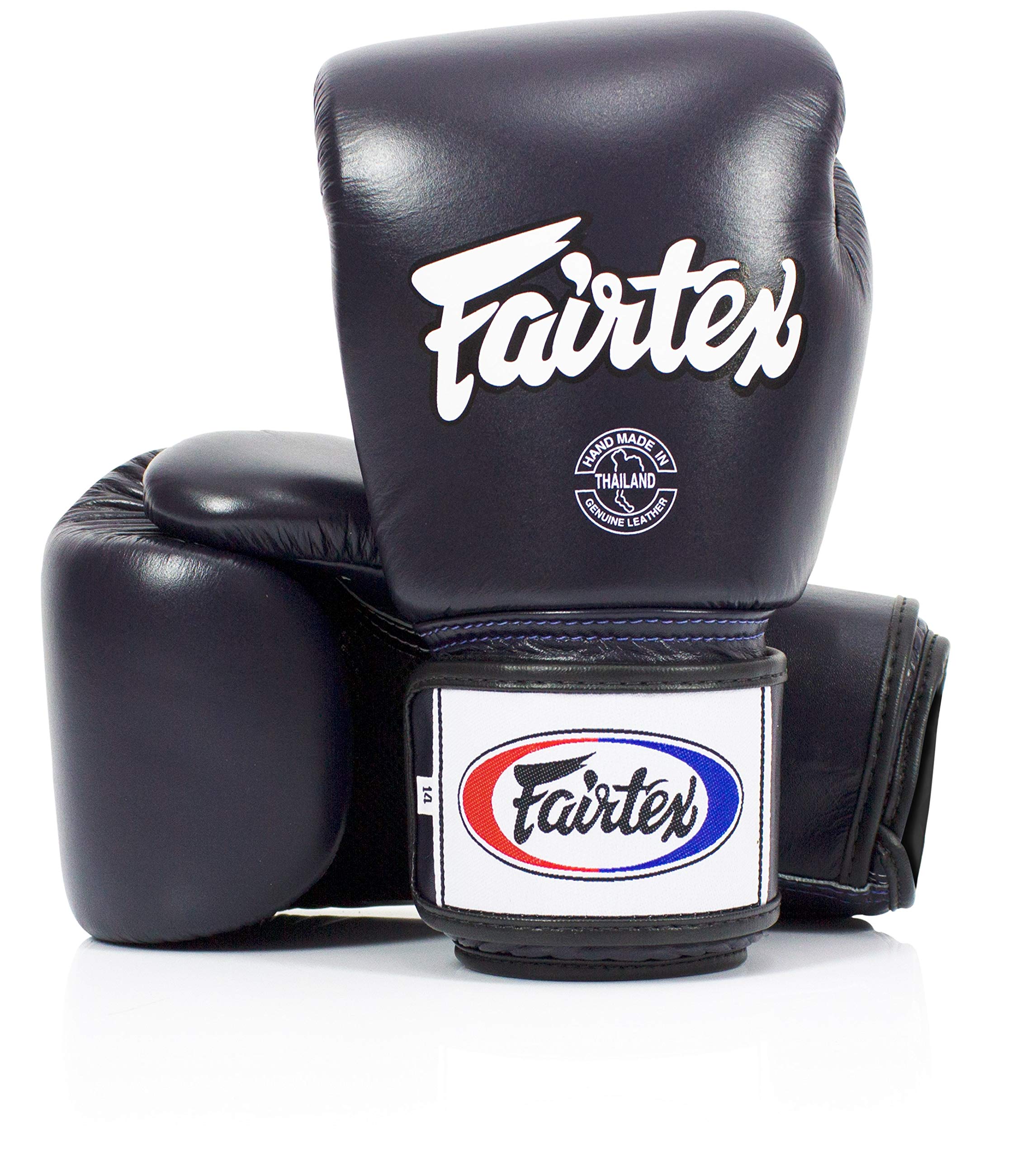Fairtex Muay Thai Boxing Gloves. BGV1-BR Breathable Gloves. Training, Sparring Gloves for Boxing, Kick Boxing, MMA (Blue, 16oz)