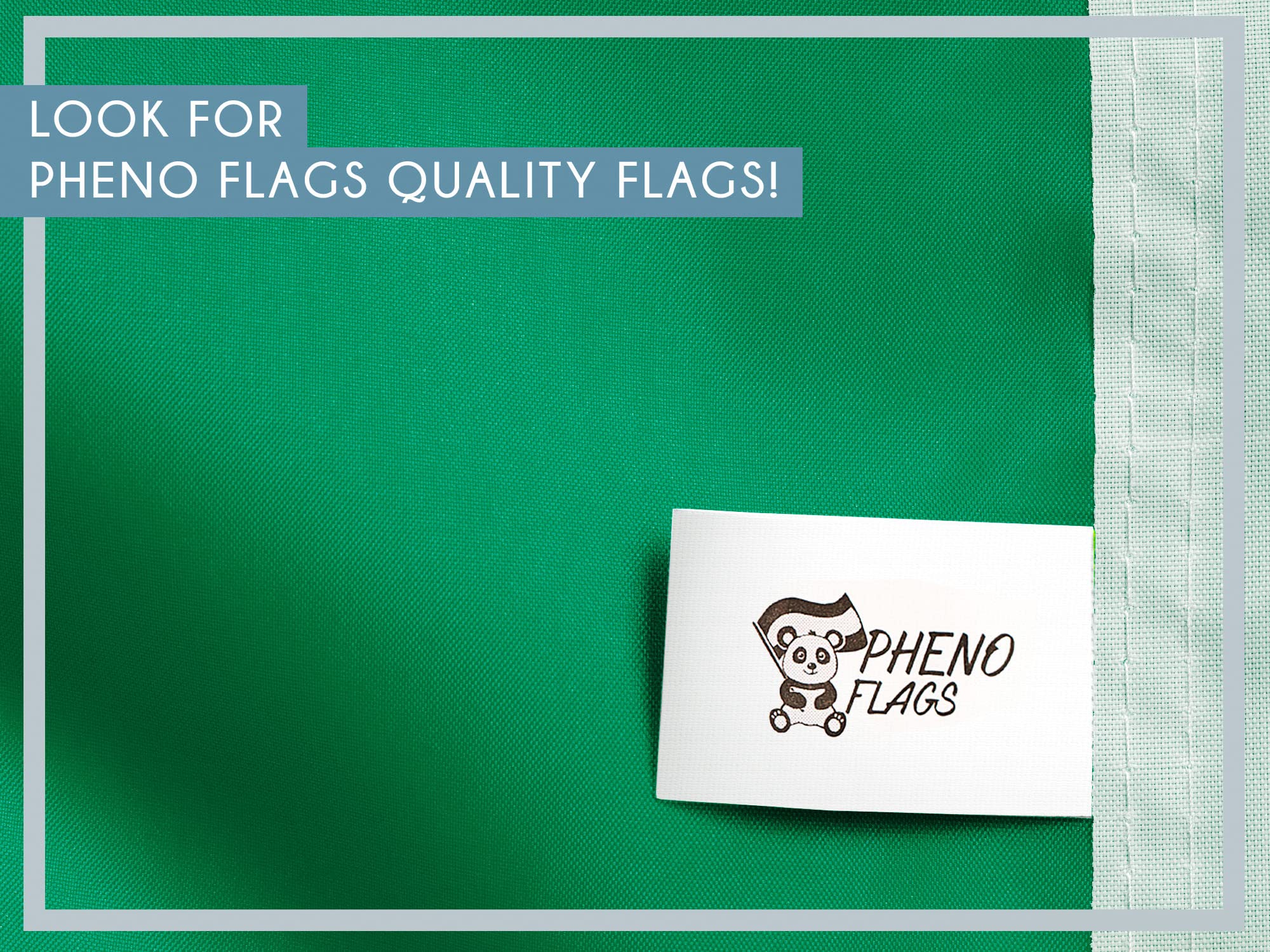 PHENO FLAGS Saudi Arabia flag, Saudi Arabian flag 3x5ft with brass eyelets, weatherproof national flag for flagpole - Image 4