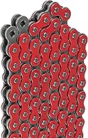 Vista 4 de Caltric Cadena de transmisión roja compatible con Honda Cb750 Nighthawk 750 1991-2003