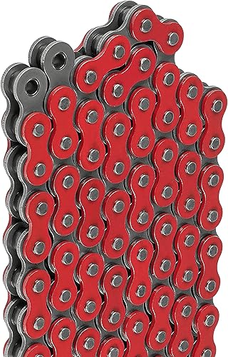 Miniatura 4 de Caltric Cadena de transmisión roja compatible con Honda Cmx450C Rebel 450 1986 1987