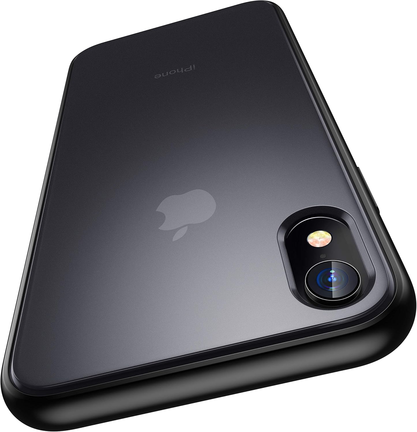 Meifigno Magic Series Designed for iPhone XR Case, [Military Grade Drop Tested], Translucent Matte PC with Soft Edges, Shockproof and Protective Phone Case Compatible with iPhone XR 6.1", Black