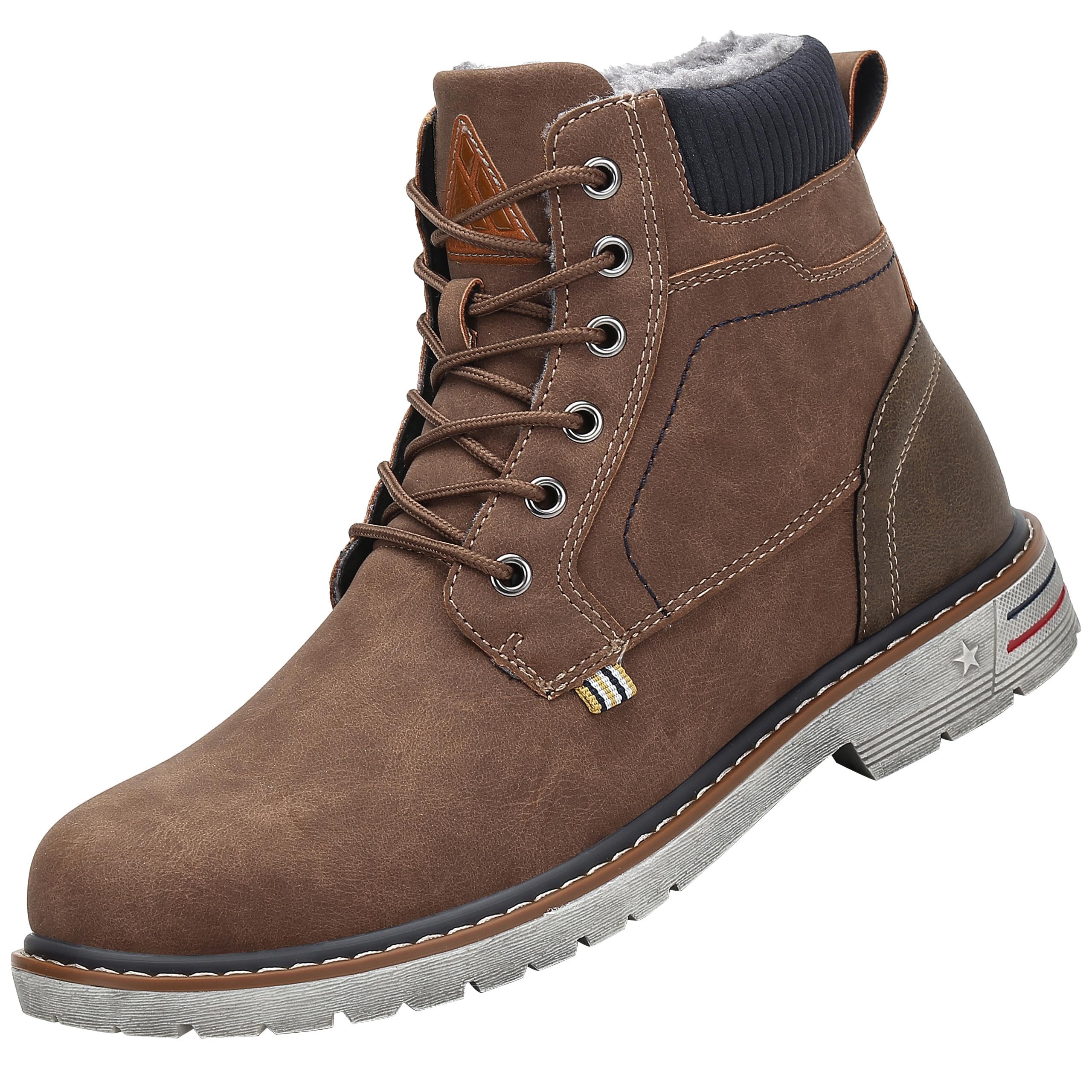 Mishansha Winterschoenen heren warm gevoerde winterlaarzen dames waterdichte winterlaarzen, zwart, 47 EU