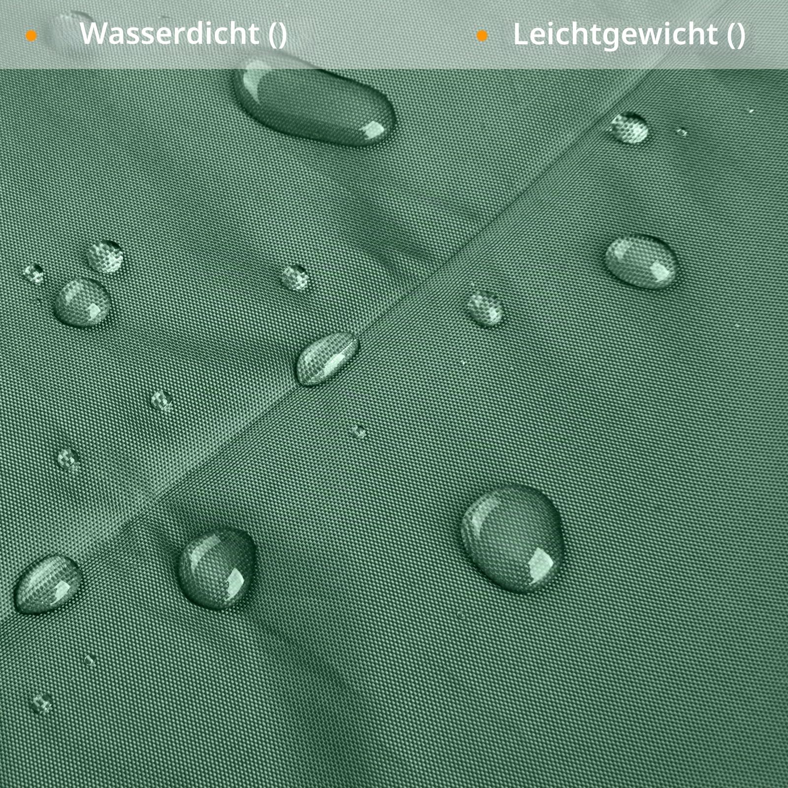 TRIWONDER wasserdichte Zeltunterlage Zeltplanen, Leichte Picknickdecke Campingdecke für Camping Wandern Strand Picknick (Grün, M - 2.2x1.8m)