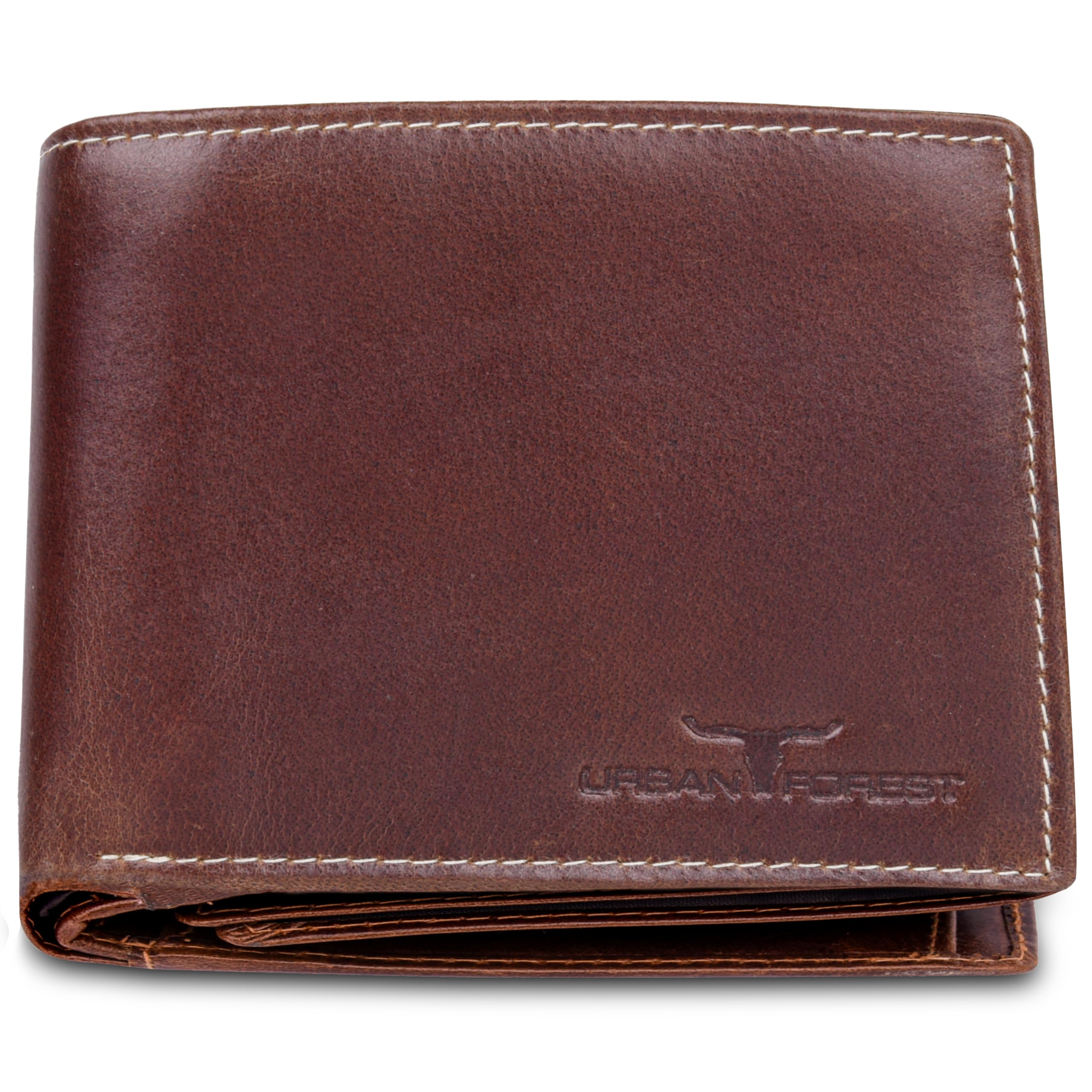URBAN FOREST Dakota Caramel Brown Leather Wallet for Men