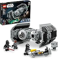 LEGO Star Wars TIE Bomber 75347 Building Kit with Darth Vader Minifigure, Gonk Droid & Torpedo Drop - Collectible Starfighter Toy for Ages 9+