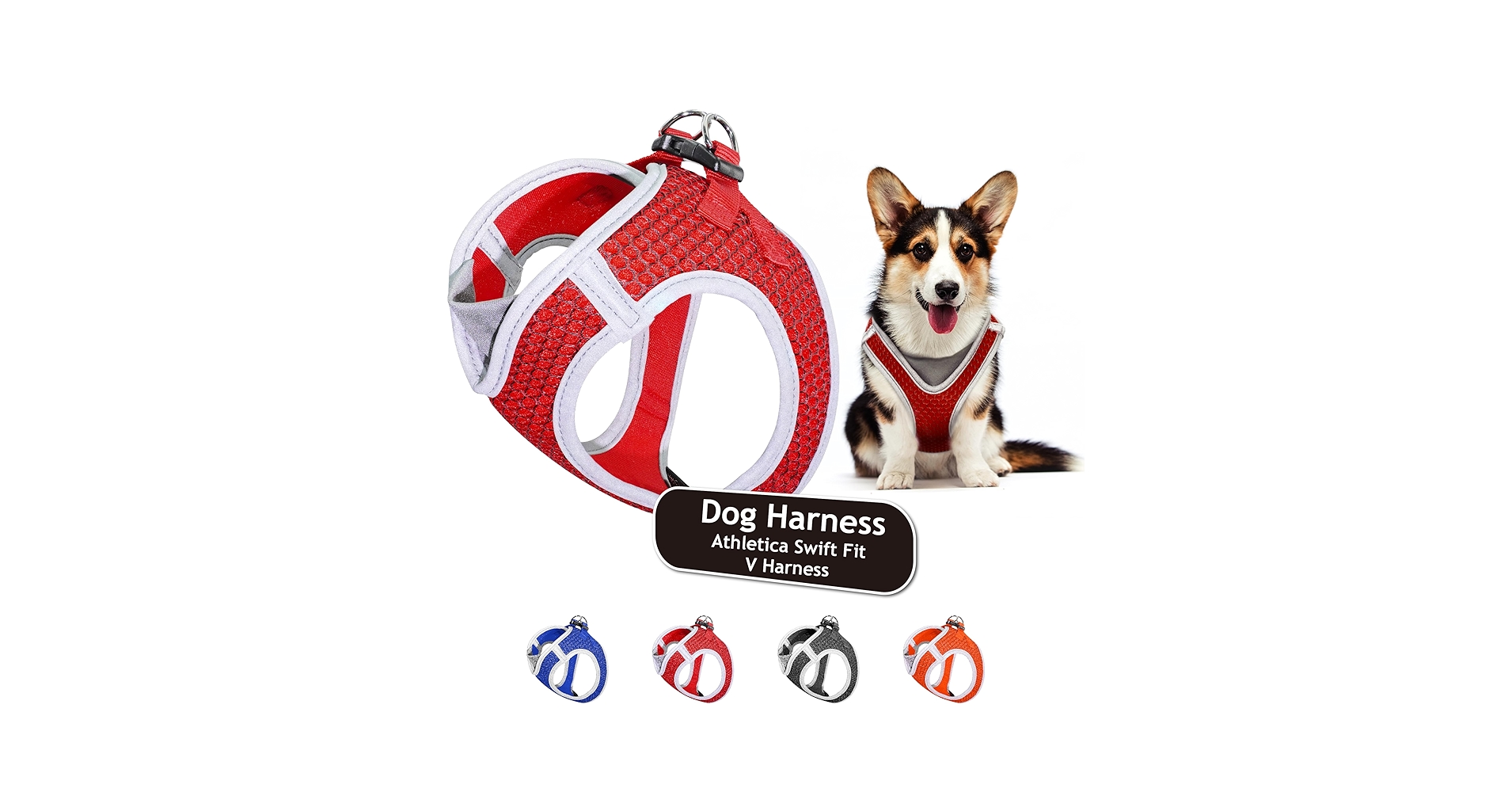 Amazon.com : KRUZ PET KZA308-14XS Reflective V-Neck Step in