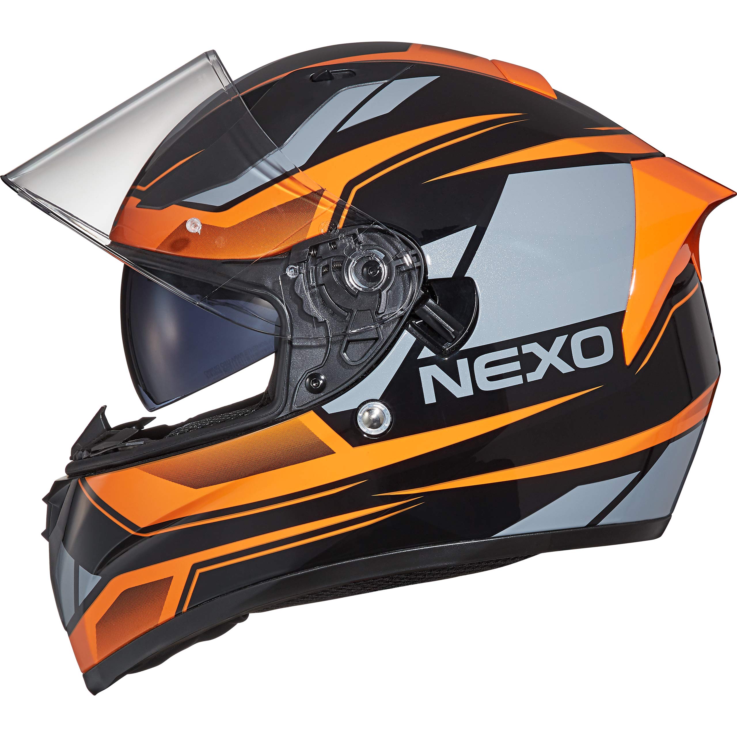 Nexo Integralhelm Sport II – Kratzfeste Visierung – Thermoplast – Belüftung