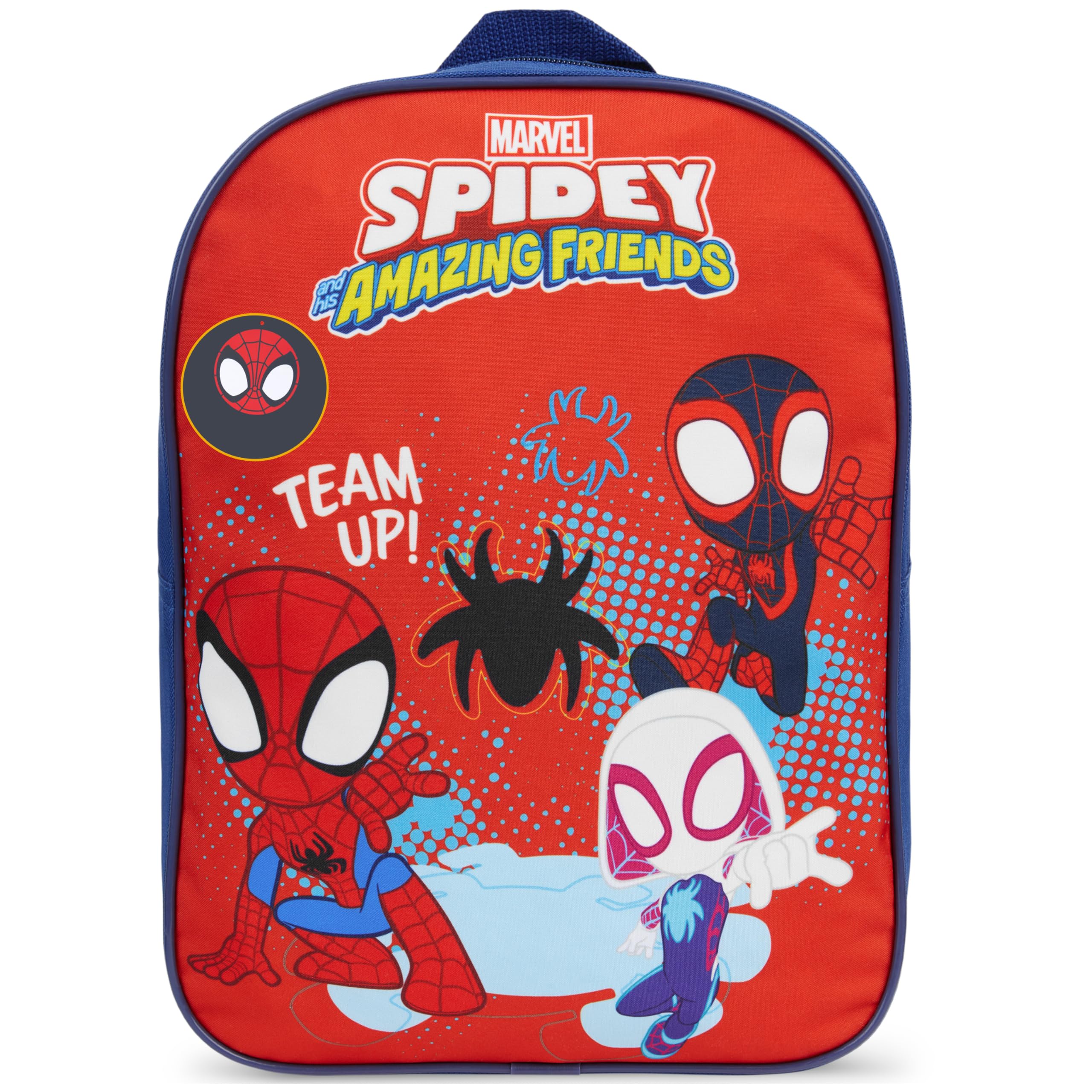 Get Trend Marvel Spidey Mini Backpack Kids Toddlers 12x9” Rucksack Kindergarten Bag Preschool Sports Travel Backpacks 3+ Gifts for Kids (Red Spidey)