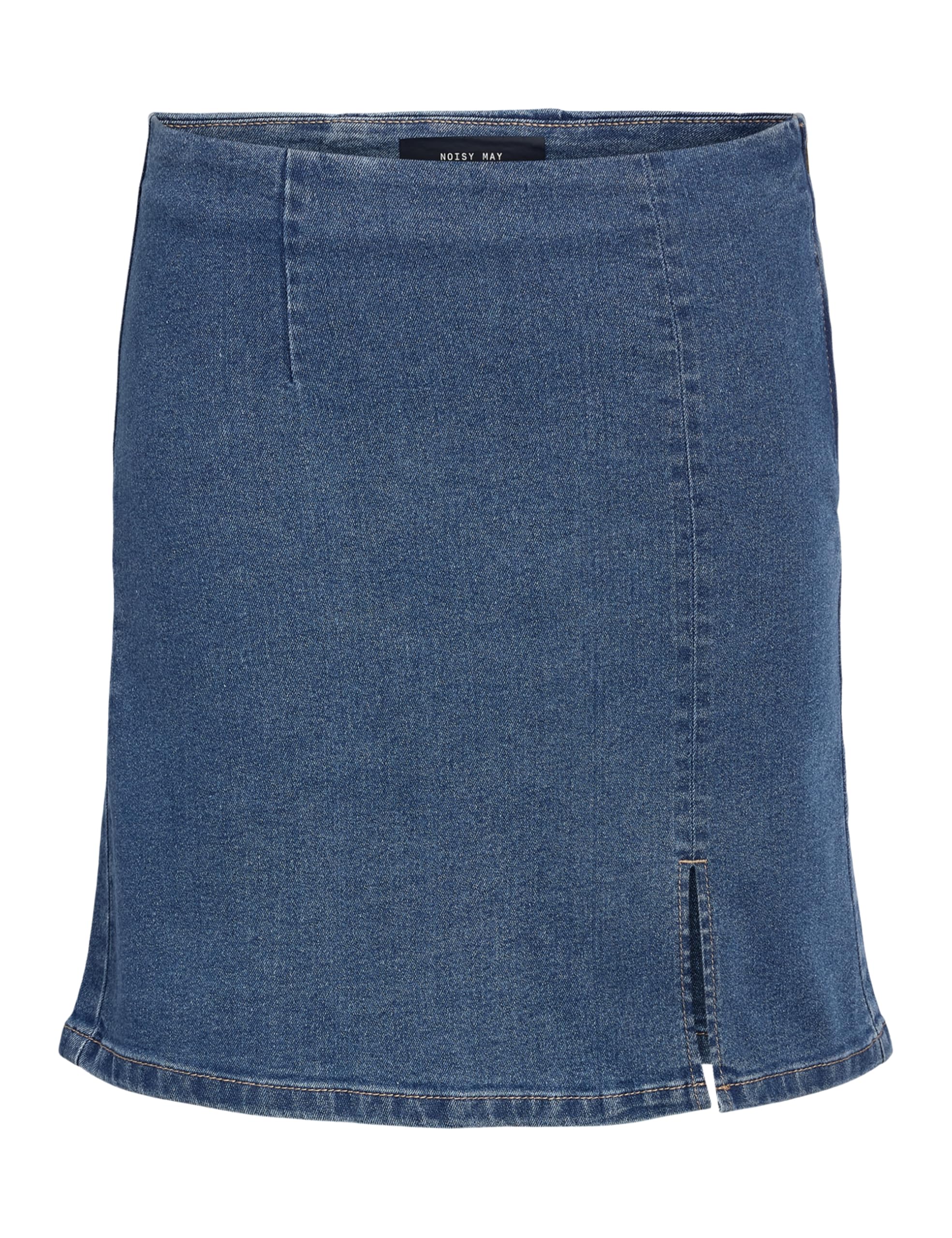 Noisy May Women's Slim Denim Skirt - Md Blue Denim - 12 (M)