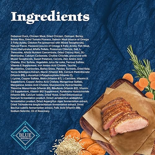 Miniatura 5 de Blue Buffalo Wilderness - Alimento seco natural con alto contenido proteínico y cereales saludables para perros adultos, pato, bolsa de 4.5libras