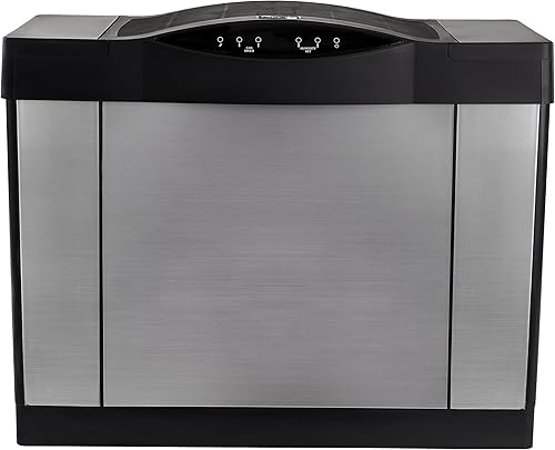 AIRCARE Humidificador evaporativo digital estilo consola para toda la casa (plata)