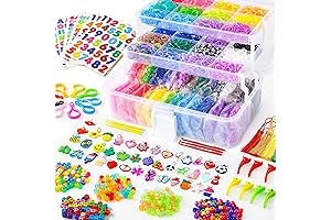 INSCRAFT Rubber Loom Band Bracelet Making Kit For Kids