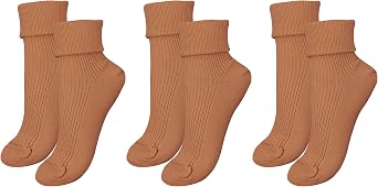 tittimitti 100% Organic Cotton Luxury Womens Socks 3-Pack. Made in Italy.