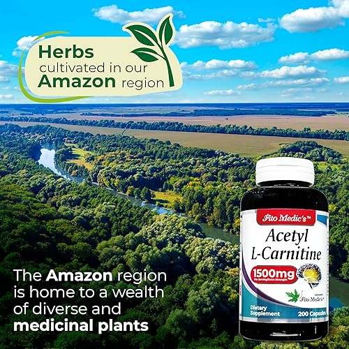Miniatura 3 de Laboratorio - l carnitina - 1500 mg por porción, 200 cápsulas, l-carnitina - alta potencia de - acetil l-carnitina - Apoya la producción de energía