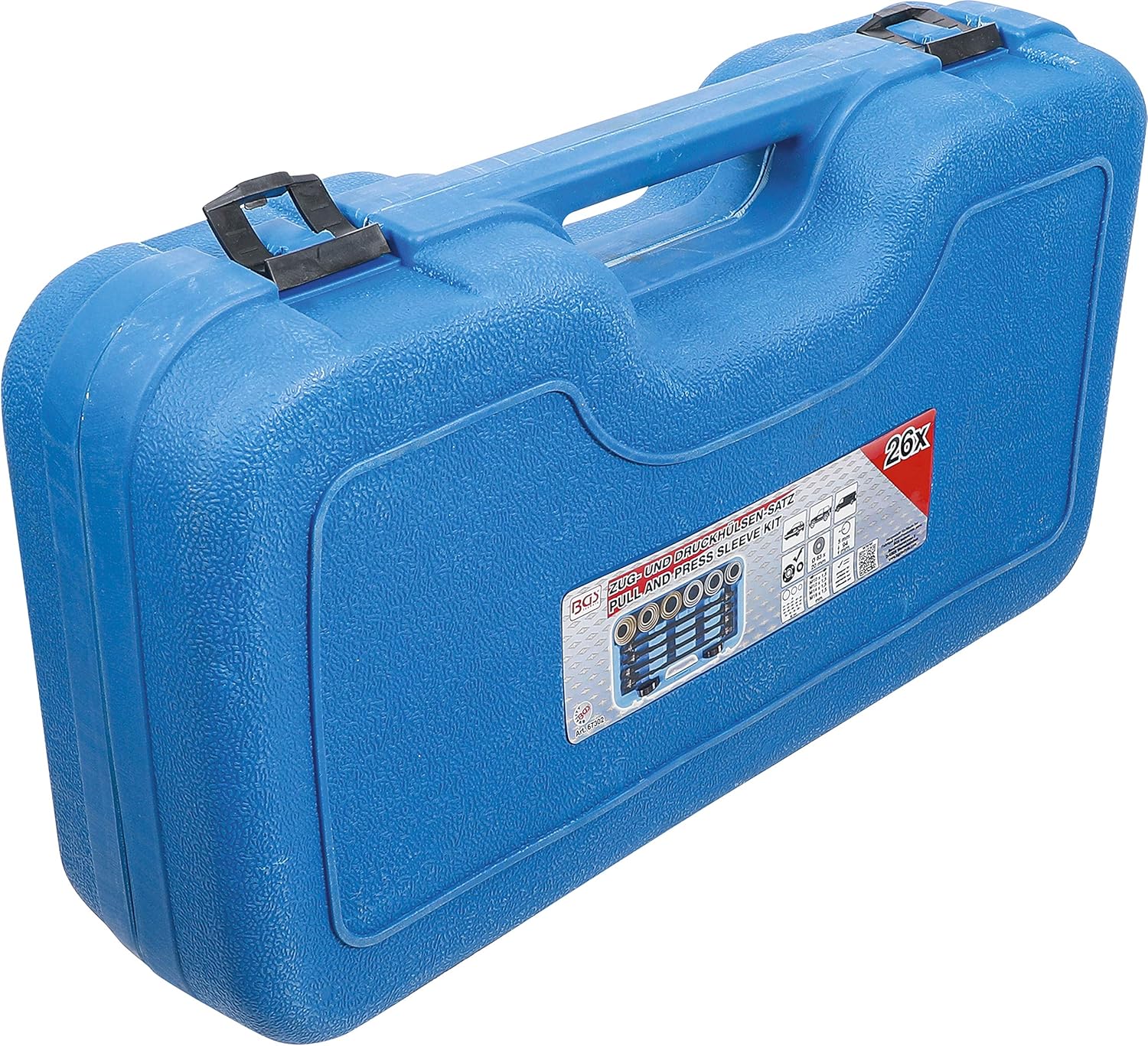 BGS 67302 | Pull and Press Sleeve Kit | with 4 Spindles | 26 pcs.