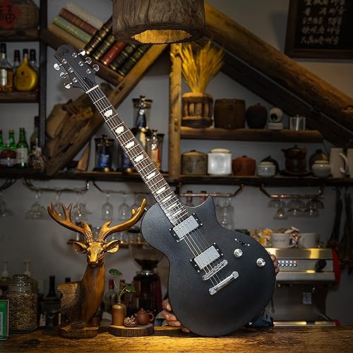 Amazon _ EART EGLP-610 ソリッドボディ・エレクトリックギター、24.75 _ローストマホガニーボディ、インディアローズウッド指板、22フレット、ステンレスフレット、ボーンナット、3ウェイスイッチ _ エレキギター _ 楽器・音響機器