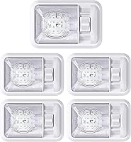 Vista 1 de Leisure LED Paquete de 5 luces LED de 12 V para techo de caravana, iluminación interior para remolque, cámper con interruptor, cúpula individual