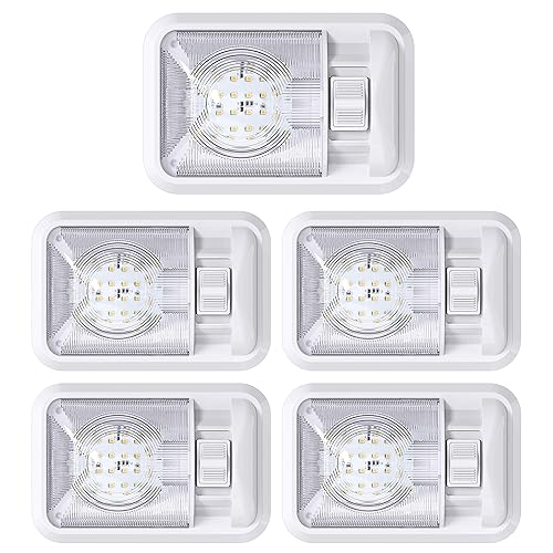 Leisure LED 5 Pack 12V Led RV Ceiling Dome Light