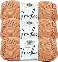 Vista 21 de (1 Madeja) Lion Brand Yarn Truboo Yarn, Aguamarina