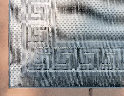 Miniatura 9 de Unique Loom - Alfombra de transición marroquí para interiores y exteriores, color beige (7 x 10 pies)