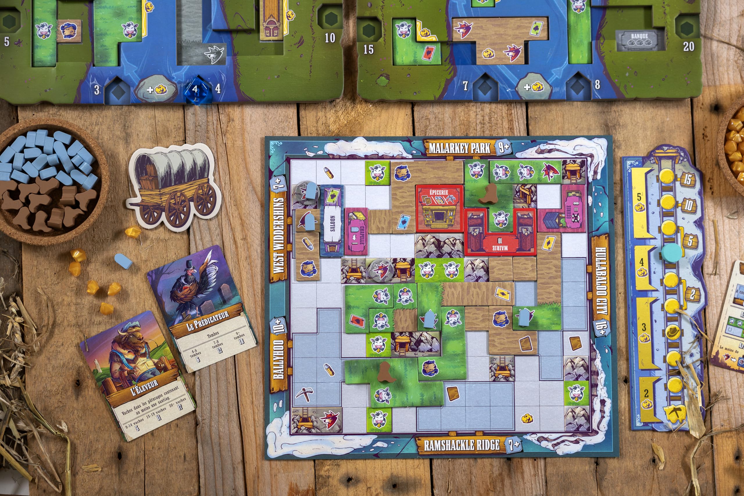 Lucky Duck Games - Wild Tiled West - Version Française - 934637
