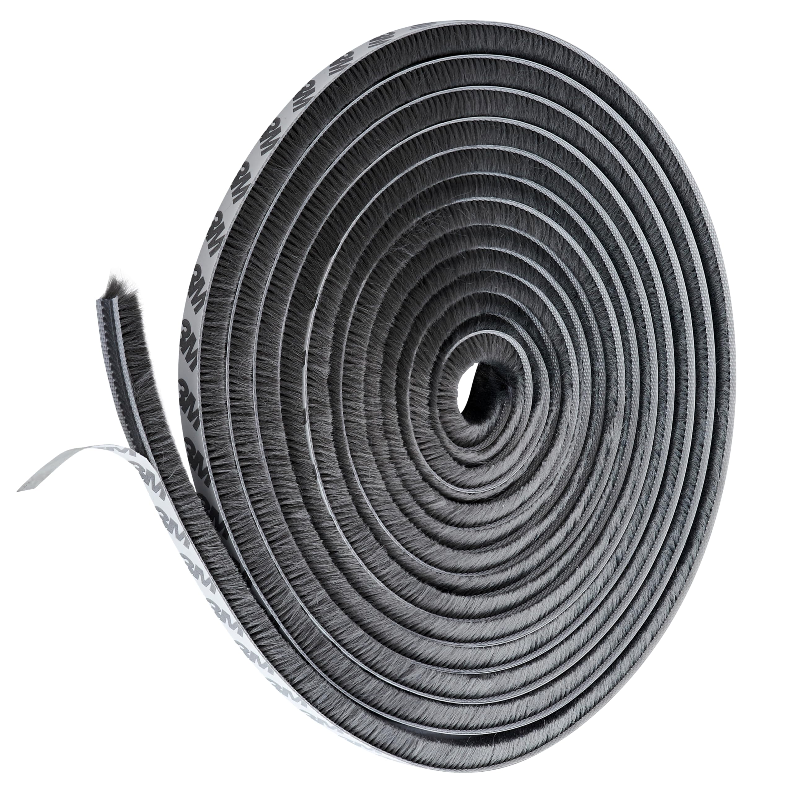 Home Solutions™ Window Insulation & Door Draft Excluder Strip, Window Draft Excluder for Windows, Seal Blocker for Patio & Front Doors (Grey, 5M(L) x 9MM(W) x 9MM(H))