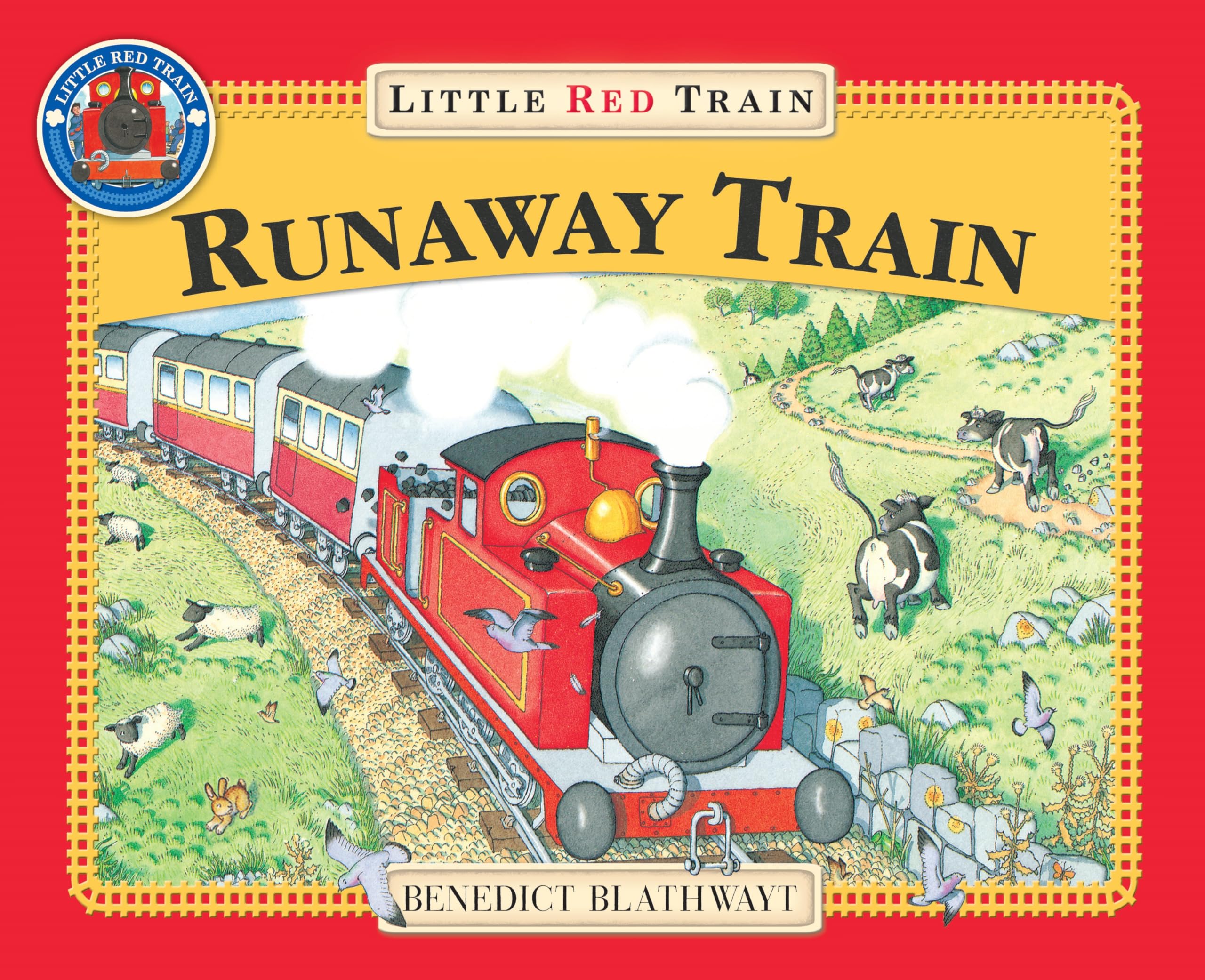 Benedict Blathwayt The Little Red Train The Runaway Train Paperback Book