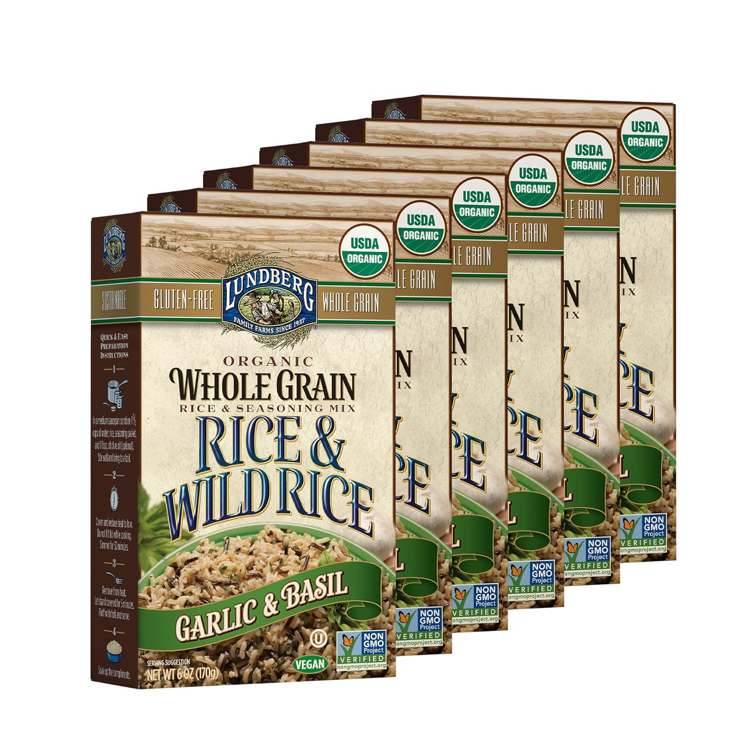 Lundberg Family Farms Organic Whole Grain Rice & Wild