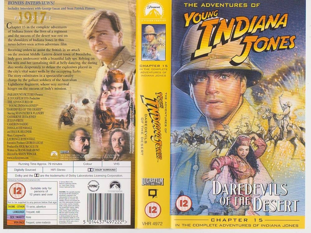 (未使用･未開封品)Young Indiana Jones [VHS] The Adventures of Young Indiana Jones VHS Series Lot of 4