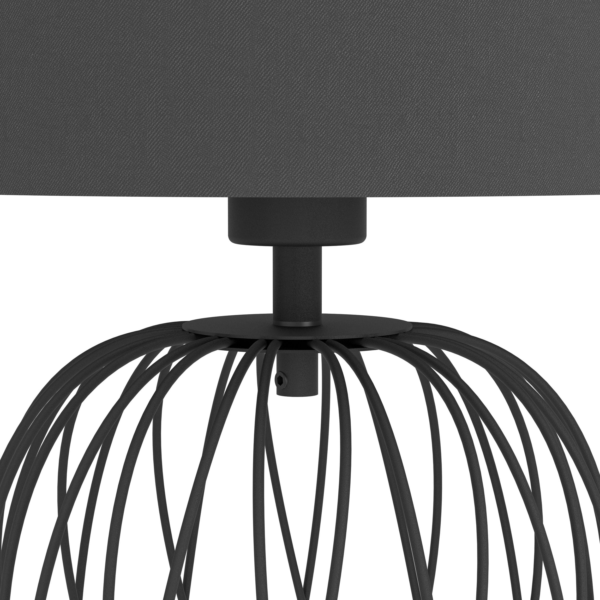 Eglo Lampe de chevet Nimlet, lampe de table style scandinave pour salon