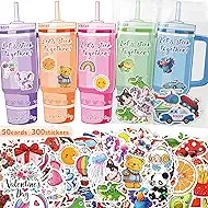 AYGXU Stickers-Valentines Day Gifts for Kids,300pcs Stickers with 50pcs Valentines Day Cards for Kids School,Classroom Exchange for Girls Boys